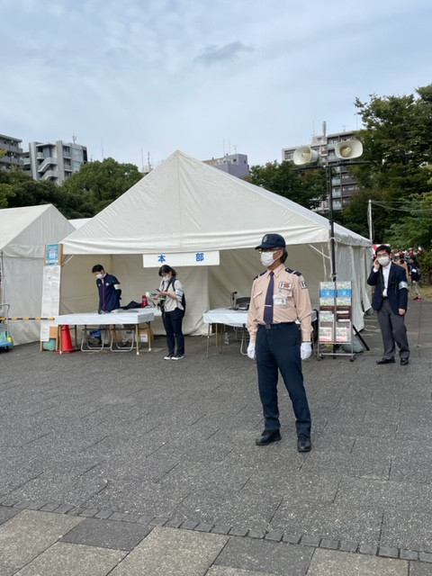 神奈川区民まつりでの警備